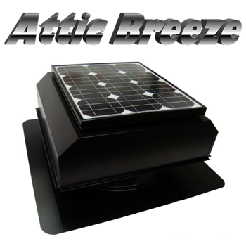 ATTIC BREEZE Solar Powered Attic Fan